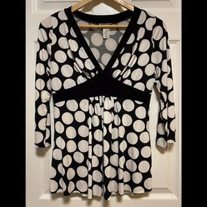 Polka dot blouse